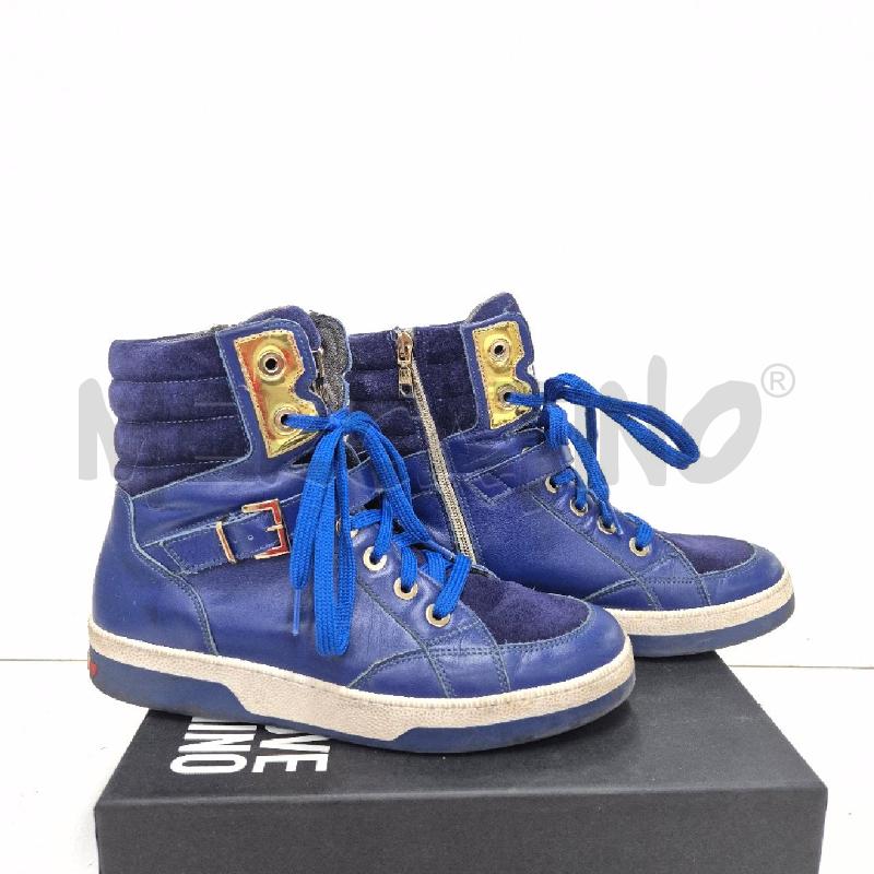 SNEAKERS MOSCHINO BLU  | Mercatino dell'Usato Cervia 3