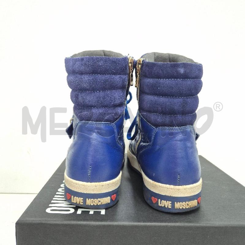 SNEAKERS MOSCHINO BLU  | Mercatino dell'Usato Cervia 4