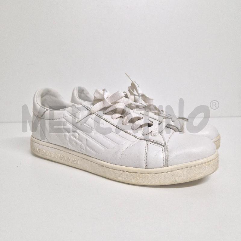 SNEAKERS UOMO EA7 EMPORIO ARMANI BIANCA | Mercatino dell'Usato Cervia 1