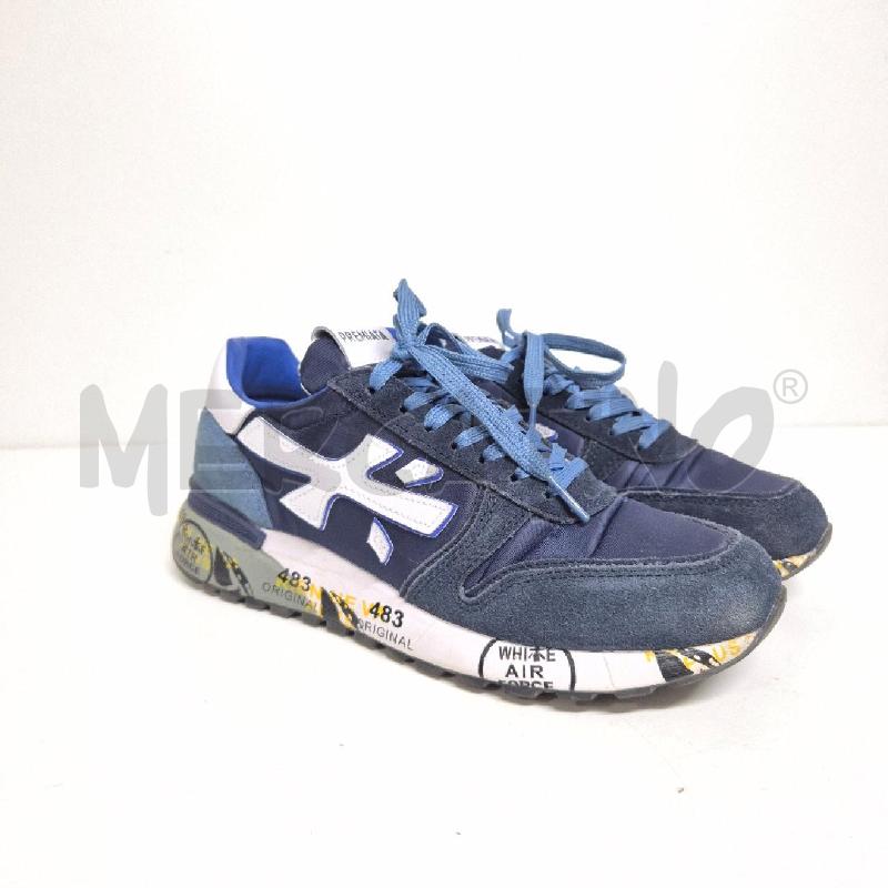 SNEAKERS UOMO PREMIATA WHITE AIR FORCE 483 BLU | Mercatino dell'Usato Cervia 1