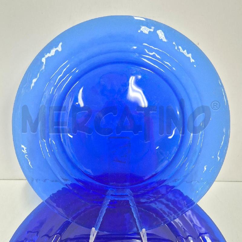 SOTTOPIATTI PZ.4 BLU GUIDO FERRO MURANO  | Mercatino dell'Usato Cervia 2