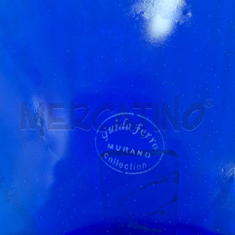 SOTTOPIATTI PZ.4 BLU GUIDO FERRO MURANO  | Mercatino dell'Usato Cervia 4
