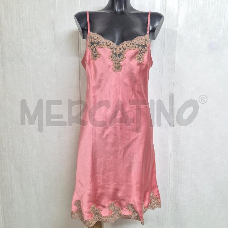 SOTTOVESTE TWIN SET ROSA PIZZO BEIGE MISTO SETA | Mercatino dell'Usato Cervia 1