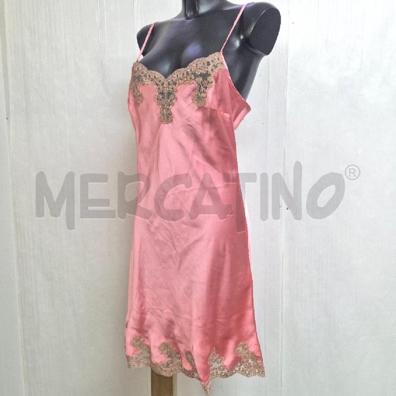 SOTTOVESTE TWIN SET ROSA PIZZO BEIGE MISTO SETA | Mercatino dell'Usato Cervia 3