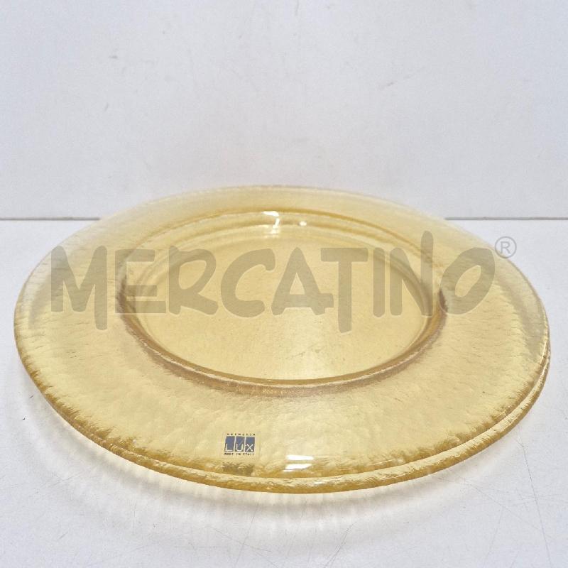 SOTTO PIATTI PZ.2 VETRERIA LUX GIALLI | Mercatino dell'Usato Cervia 3