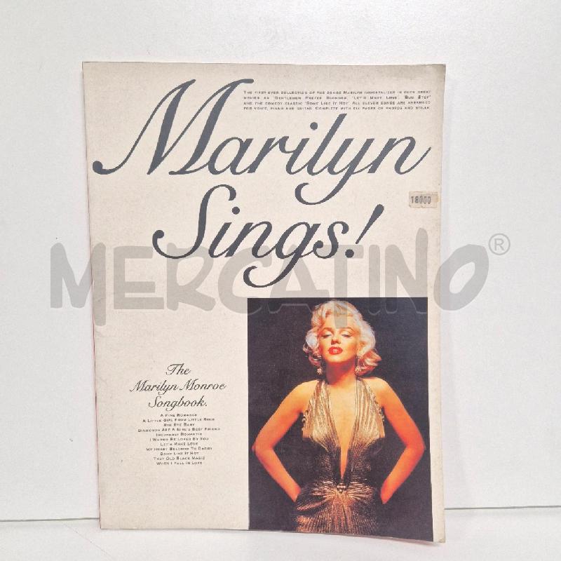 SPARTITI MUSICALI MARILYN MONROE SONGBOOK | Mercatino dell'Usato Cervia 1