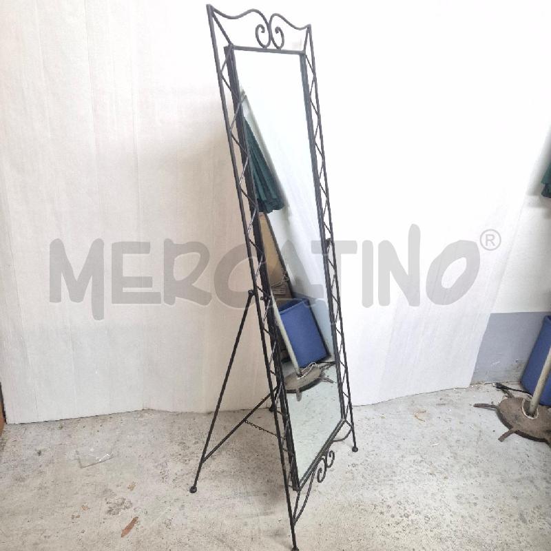 SPECCHIERA DA TERRA IN FERRO BATTUTO NERA | Mercatino dell'Usato Cervia 3