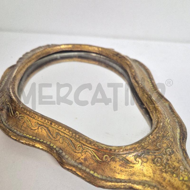 SPECCHIETTO STRUTTURA IN LEGNO DORATO | Mercatino dell'Usato Cervia 2