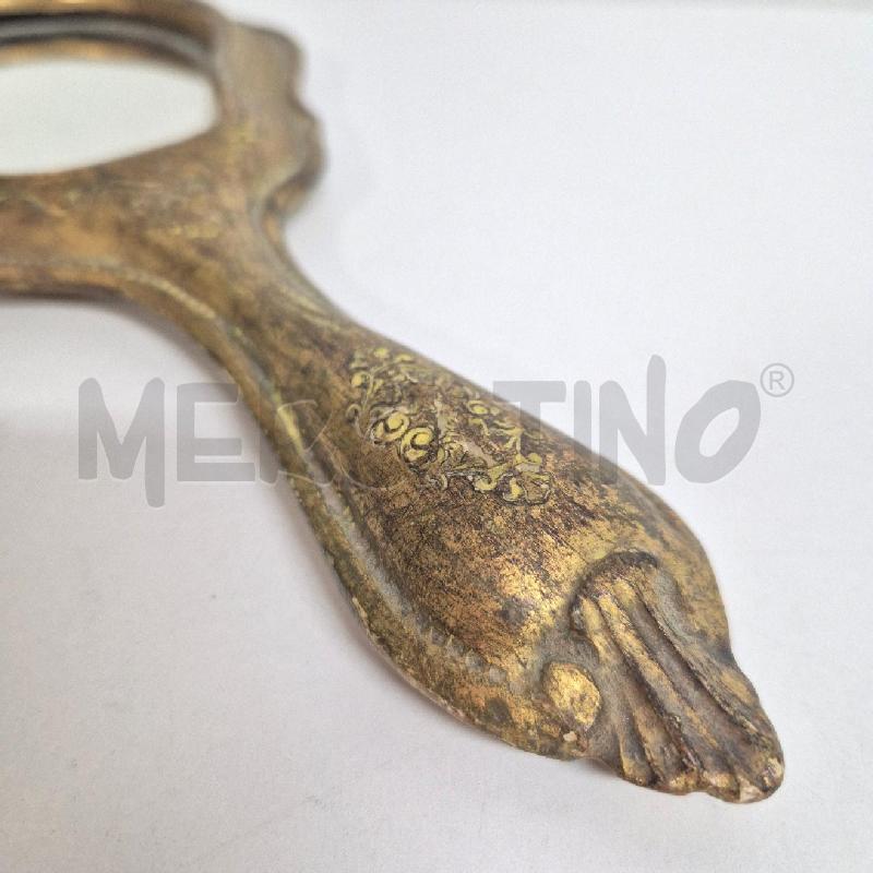 SPECCHIETTO STRUTTURA IN LEGNO DORATO | Mercatino dell'Usato Cervia 3