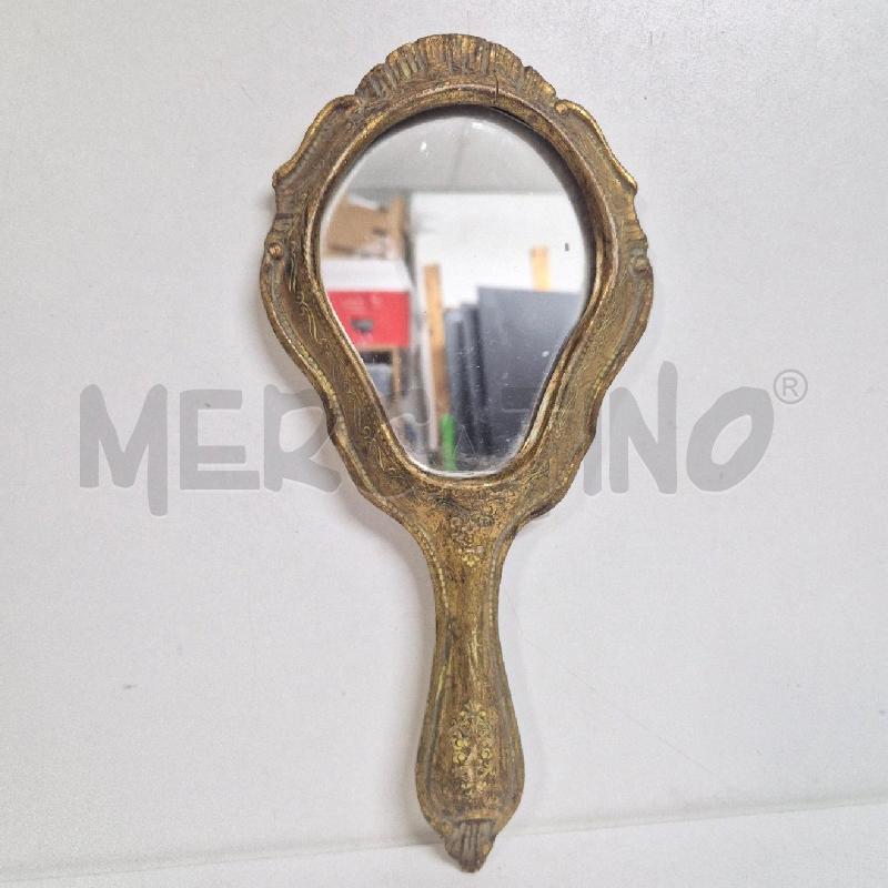 SPECCHIETTO STRUTTURA IN LEGNO DORATO | Mercatino dell'Usato Cervia 4