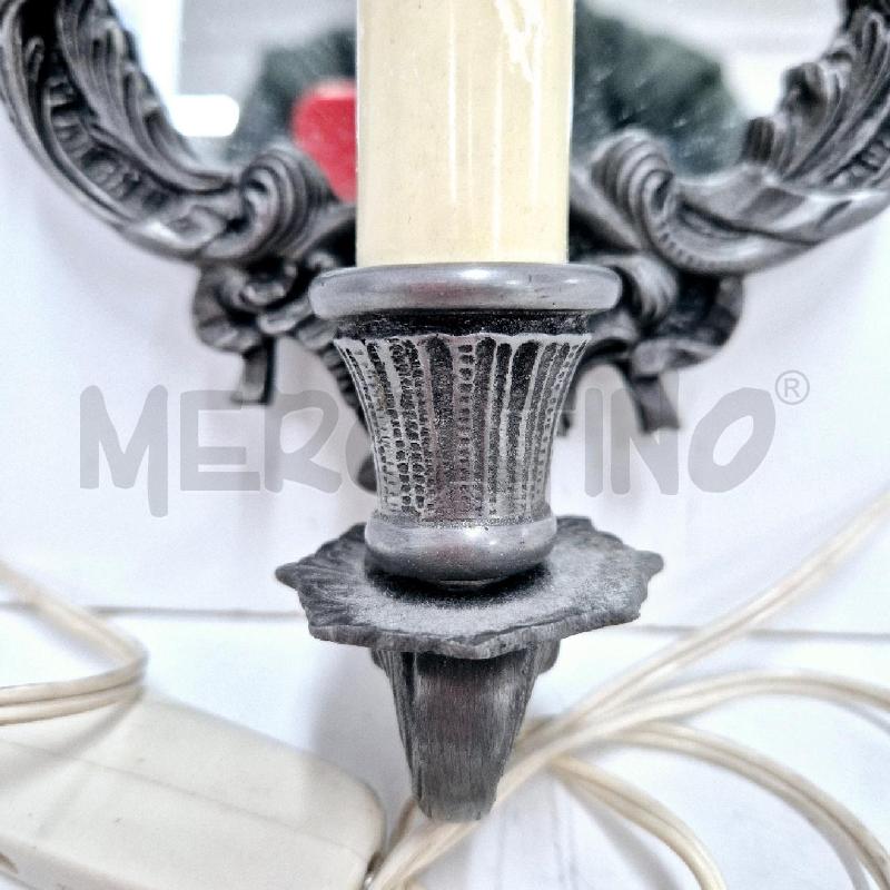 SPECCHIO APPLIQUE METALLO PUTTO  | Mercatino dell'Usato Cervia 2