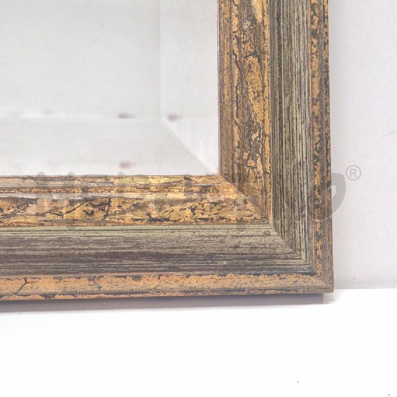 SPECCHIO MOLATO CORNICE LEGNO DORATA | Mercatino dell'Usato Cervia 3