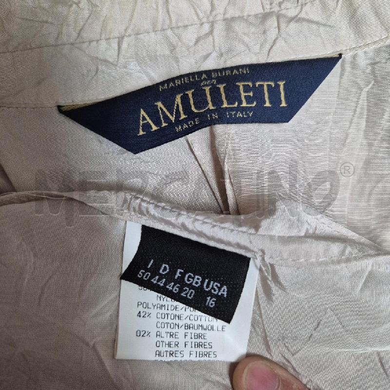 SPOLVERINO DONNA AMULETI MARIELLA BURANI BEIGE  | Mercatino dell'Usato Cervia 5