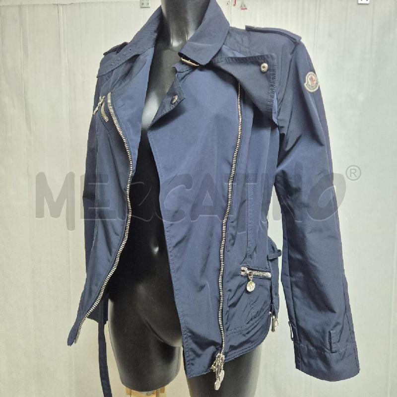 SPOLVERINO DONNA MONCLER BLU CORTO | Mercatino dell'Usato Cervia 3