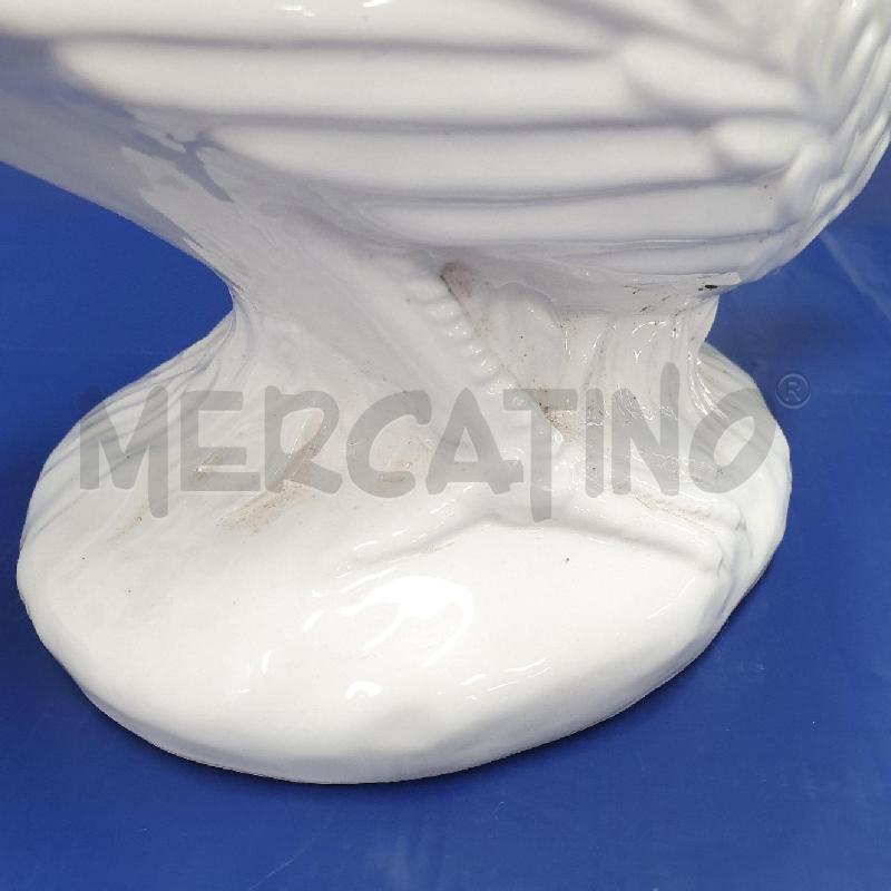STATUA FAGIANO CERAMICA BIANCA | Mercatino dell'Usato Cervia 4