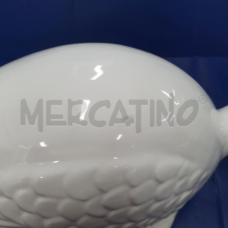 STATUA FAGIANO CERAMICA BIANCA | Mercatino dell'Usato Cervia 5