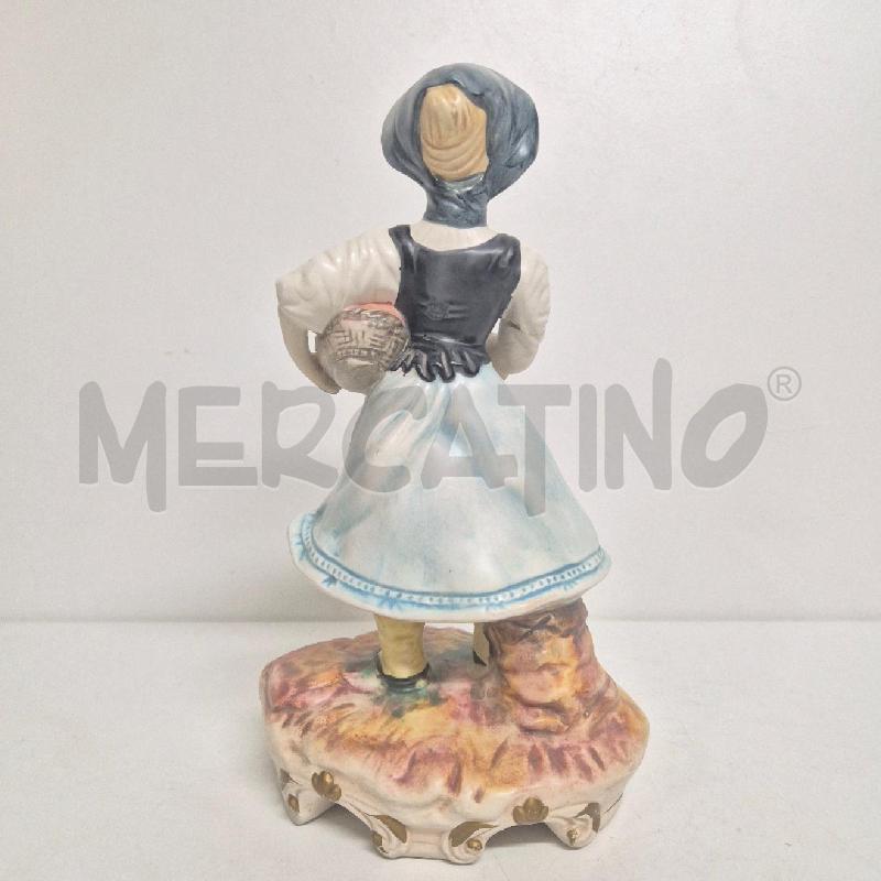 STATUINA SARTORI DONNA CON CESTO FRUTTA | Mercatino dell'Usato Cervia 4