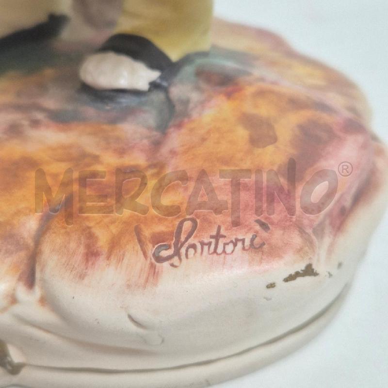 STATUINA SARTORI DONNA CON CESTO FRUTTA | Mercatino dell'Usato Cervia 5