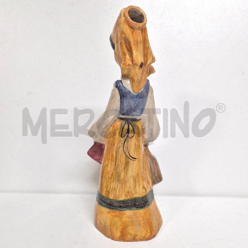 STATUINA STELIO MOLA CAGLIARI DONNA CON GREMBIULE | Mercatino dell'Usato Cervia 4