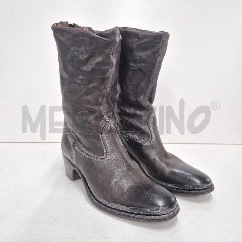 STIVALETTI DONNA PREMIATA PELLE MARRONE INVECCHIATA  | Mercatino dell'Usato Cervia 1