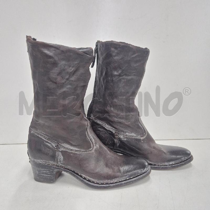 STIVALETTI DONNA PREMIATA PELLE MARRONE INVECCHIATA  | Mercatino dell'Usato Cervia 3