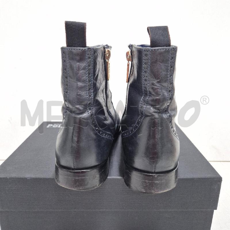 STIVALETTI UOMO STUDIO POLLINI BLU | Mercatino dell'Usato Cervia 4