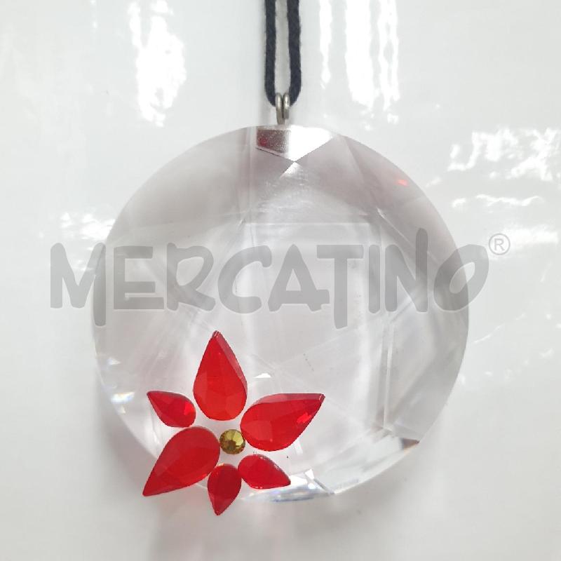 SWAROVSKI COLLANA CON FIORE ROSSO | Mercatino dell'Usato Cervia 2