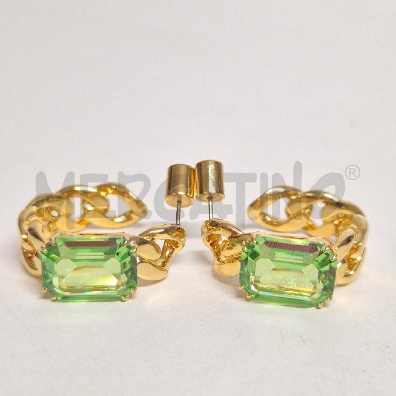 SWAROVSKI ORECCHINI MILLENIA VERDI | Mercatino dell'Usato Cervia 2