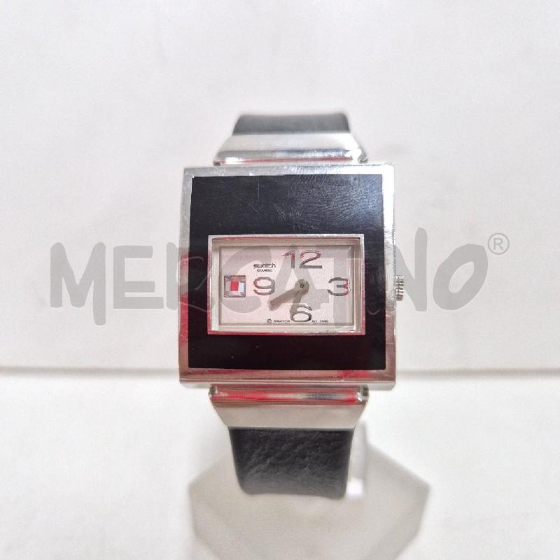 SWATCH IRONY LADY SQUARE NERO CON PILA NUOVA | Mercatino dell'Usato Cervia 1