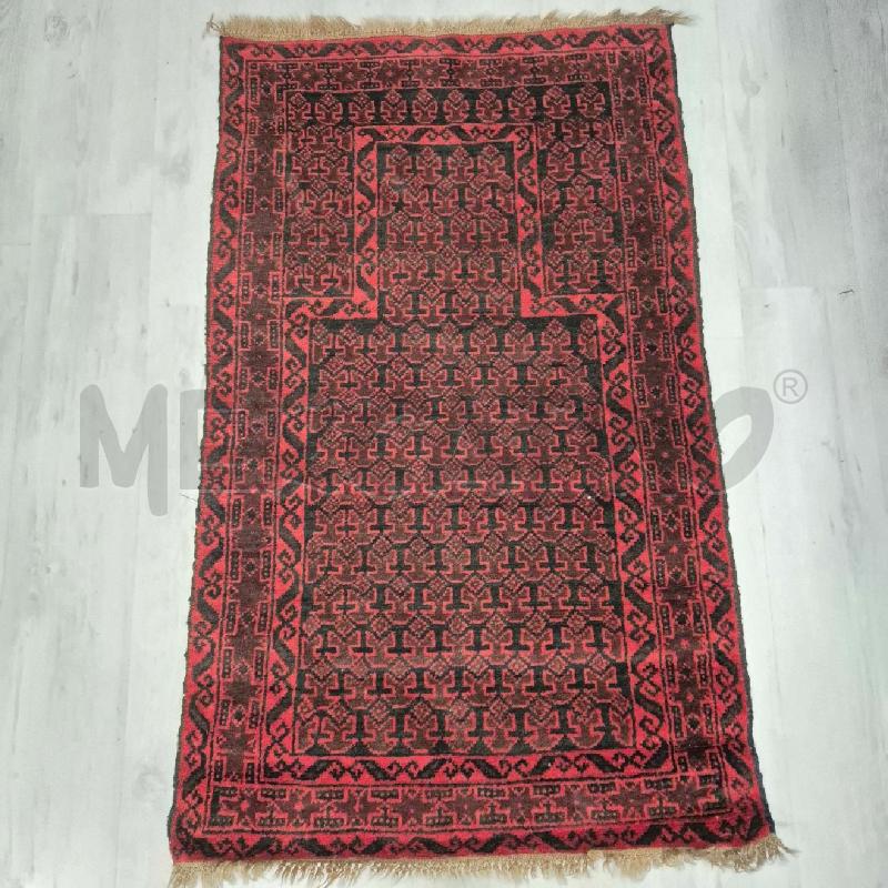 TAPPETO AFGANISTAN ROSSO BELUCISTAN | Mercatino dell'Usato Cervia 1
