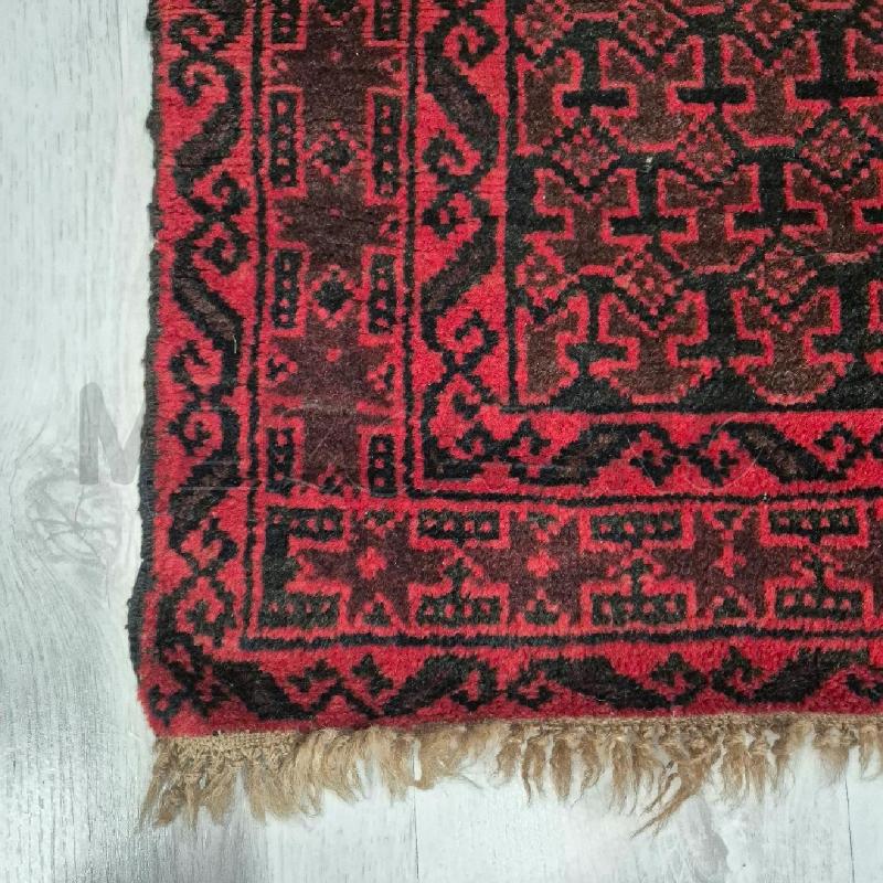 TAPPETO AFGANISTAN ROSSO BELUCISTAN | Mercatino dell'Usato Cervia 2