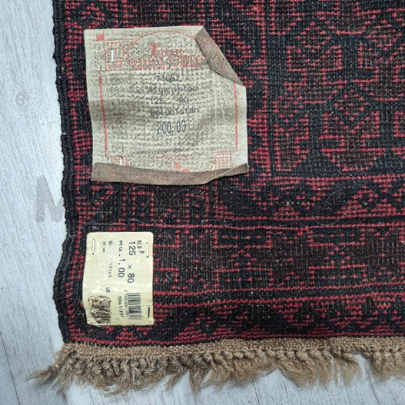 TAPPETO AFGANISTAN ROSSO BELUCISTAN | Mercatino dell'Usato Cervia 5