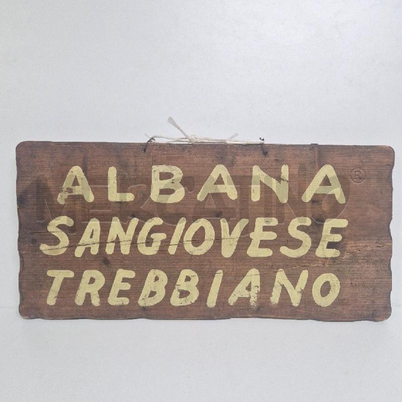 TARGA DA APPENDERE ALBANA SANGIOVESE TREBBIANO | Mercatino dell'Usato Cervia 1