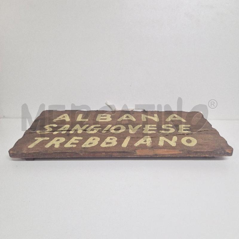 TARGA DA APPENDERE ALBANA SANGIOVESE TREBBIANO | Mercatino dell'Usato Cervia 4