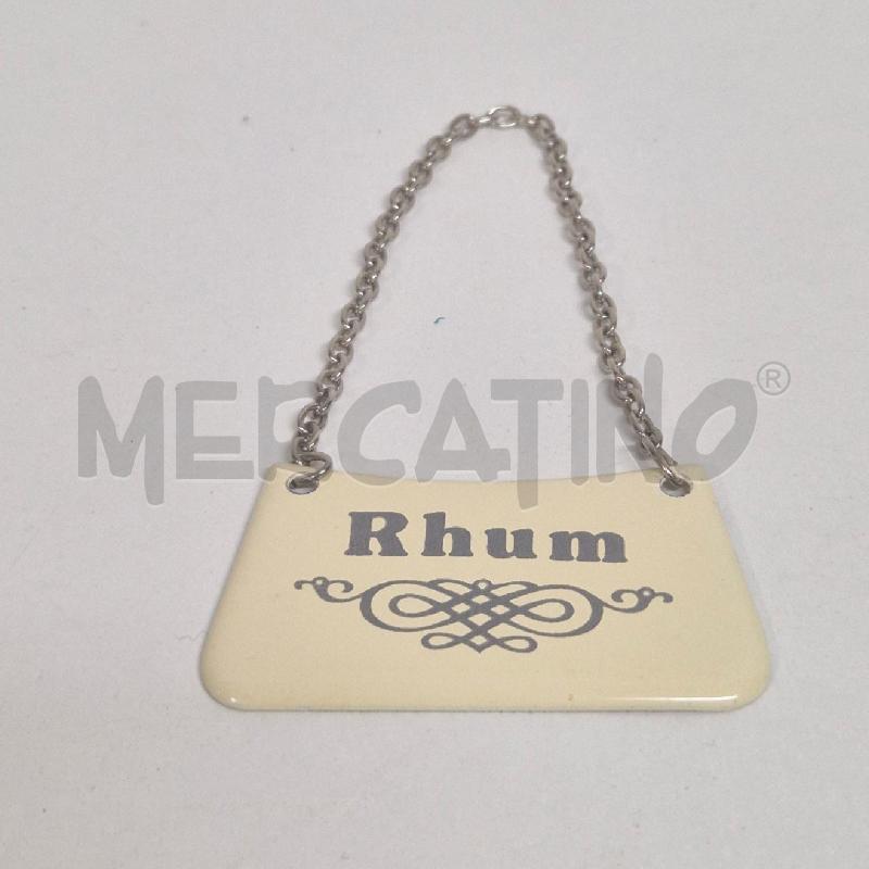 TARGHETTE RHUM LAURANA BIANCA | Mercatino dell'Usato Cervia 1