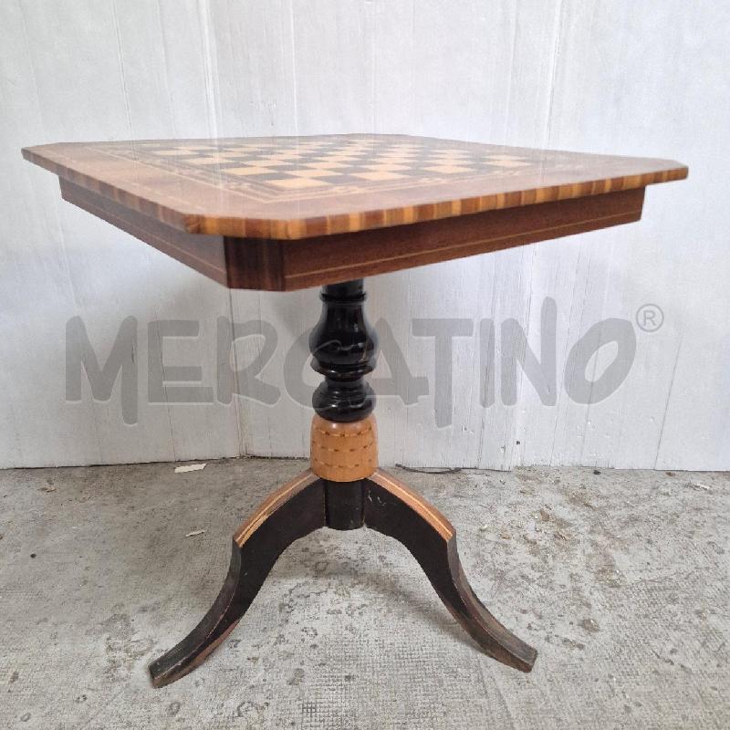 TAVOLINO QUADRATO DA SCACCHI LEGNO | Mercatino dell'Usato Cervia 5
