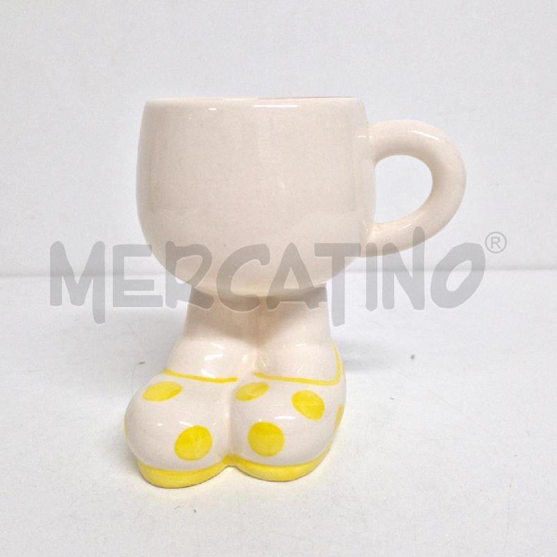 TAZZA CARLTON WARE LUSTRE POTTERY ENGLAND BIANCA CON PIEDI | Mercatino dell'Usato Cervia 1