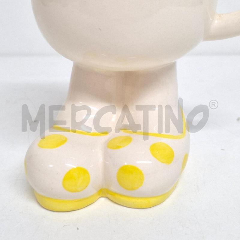 TAZZA CARLTON WARE LUSTRE POTTERY ENGLAND BIANCA CON PIEDI | Mercatino dell'Usato Cervia 2