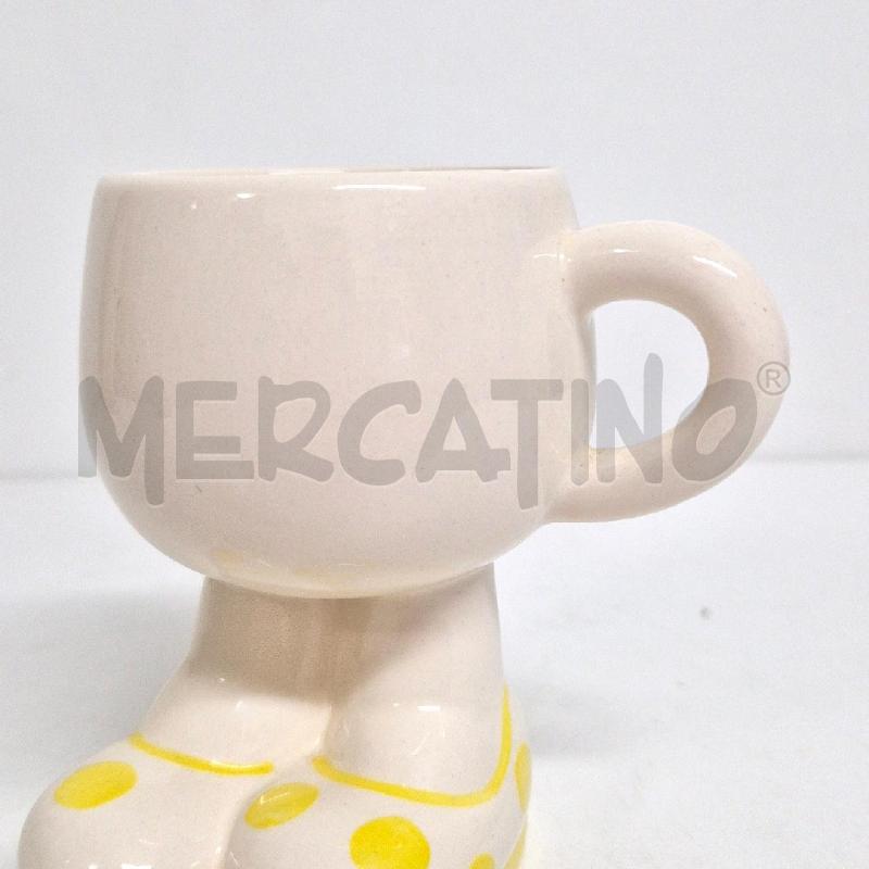 TAZZA CARLTON WARE LUSTRE POTTERY ENGLAND BIANCA CON PIEDI | Mercatino dell'Usato Cervia 3