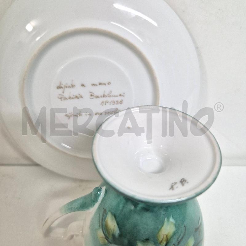 TAZZA DIPINTA A MANO PATRIZIA BARTOLOMEI | Mercatino dell'Usato Cervia 5