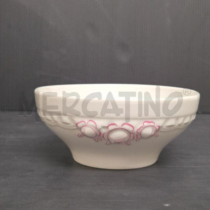 TAZZE PZ. 10 COLAZIONE BIANCA FIORI ROSA TIRSCHEN | Mercatino dell'Usato Cervia 3
