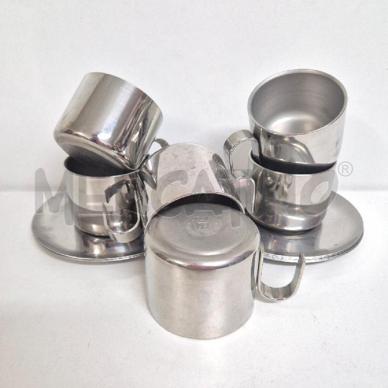 TAZZE PZ. 6 GB GUIDO BERGNA INOX TERMICHE  | Mercatino dell'Usato Cervia 3