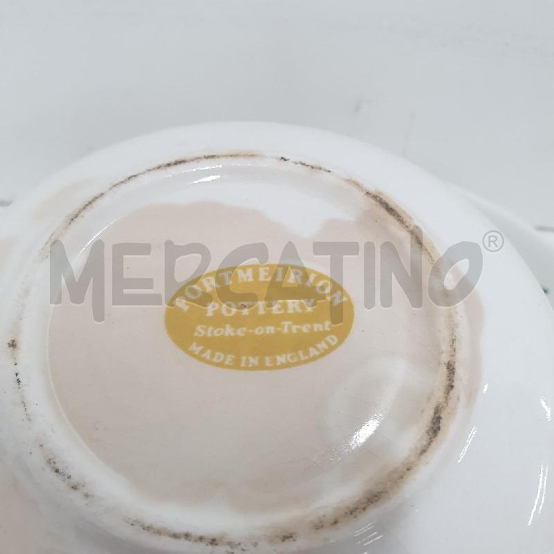 TAZZE X4 CON PIATTO PORTMEIRION POTTERY ENGLAND RETRO STYLE | Mercatino dell'Usato Cervia 5