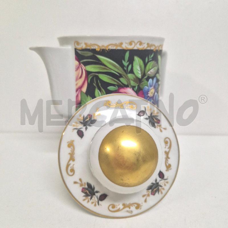 TEIERA LIMOGES DECORATA 4 PIEDINI DORATI | Mercatino dell'Usato Cervia 2