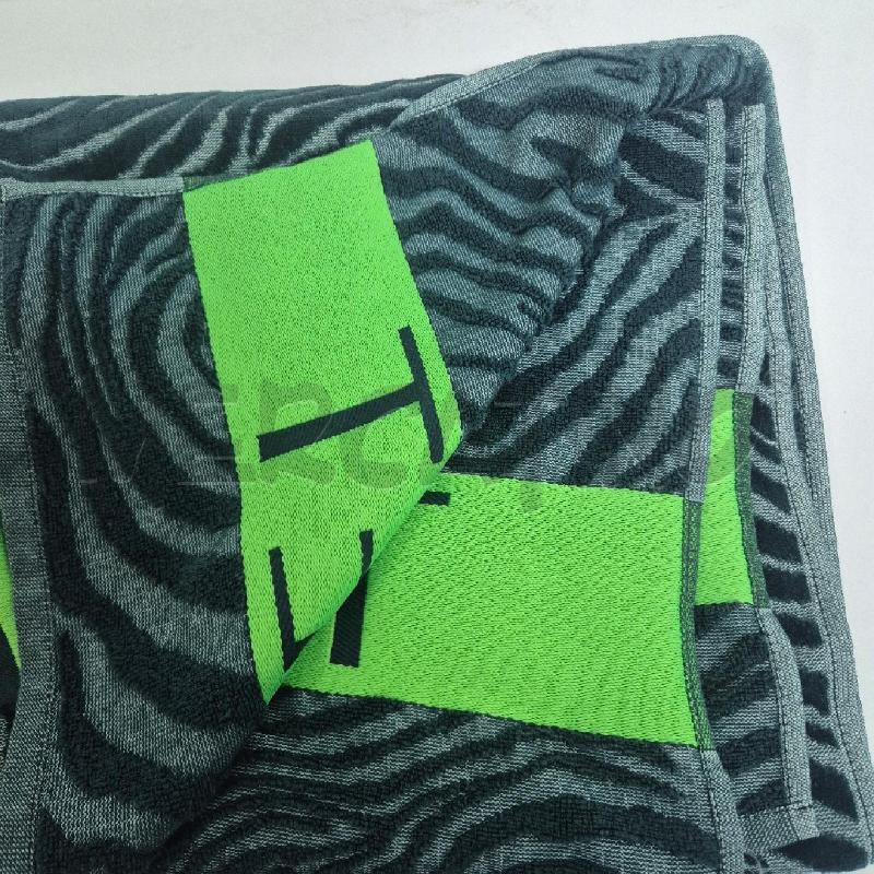 TELO MARE TWIN SET ZEBRATO SCRITTA VERDE FLUO | Mercatino dell'Usato Cervia 3