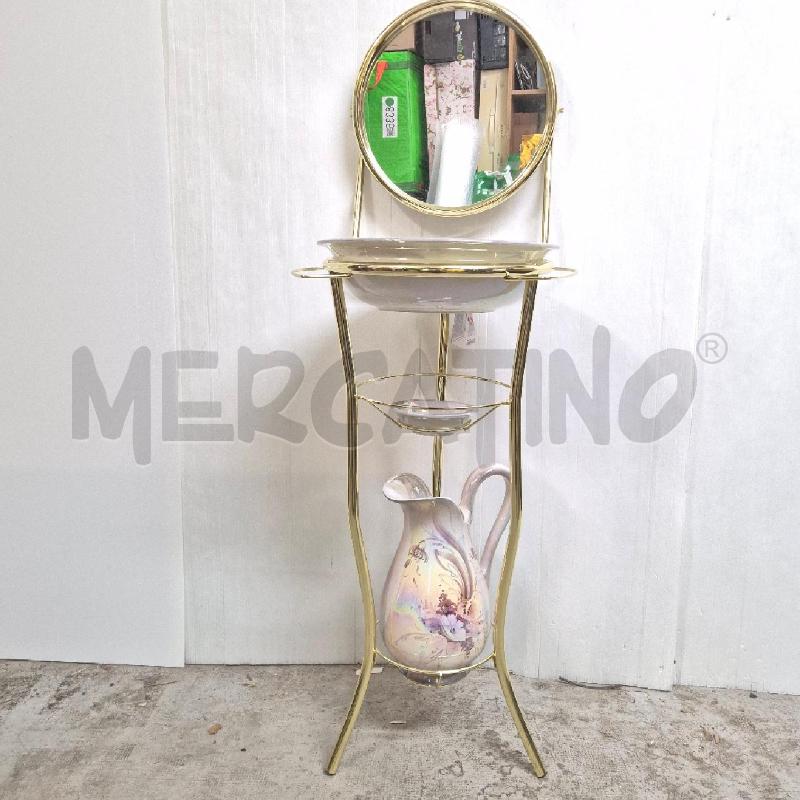 TOILETTE OTTONE CON PIATTO CREPATO | Mercatino dell'Usato Cervia 1