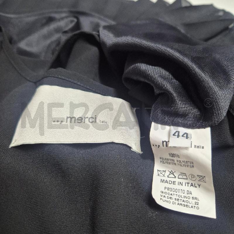TOP CANOTTA MERCI NERA PLISSETTATA | Mercatino dell'Usato Cervia 5