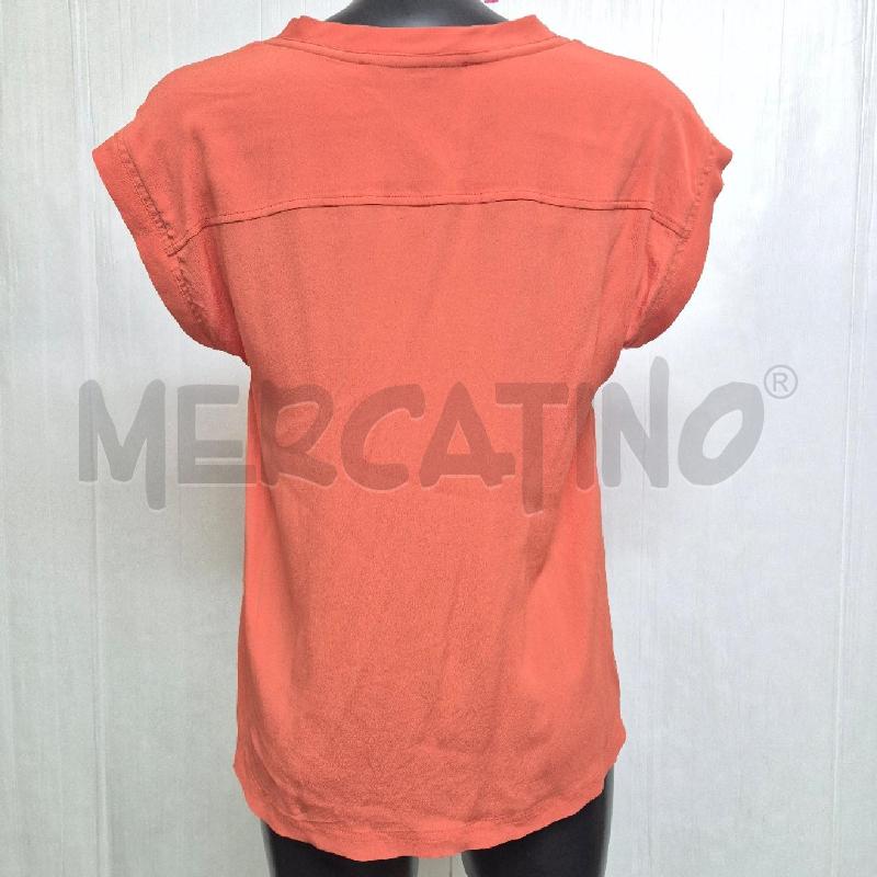 TOP INTREND ARANCIONE MISTO SETA | Mercatino dell'Usato Cervia 4