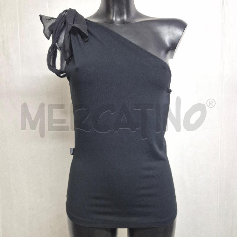 TOP MOSCHINO NERO MONOSPALLA | Mercatino dell'Usato Cervia 1