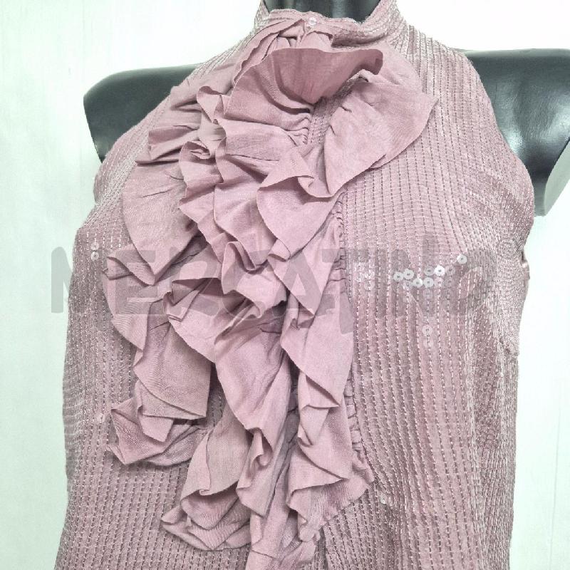 TOP TRUSSARDI ROSA PAILLETTES ROUCHES | Mercatino dell'Usato Cervia 2